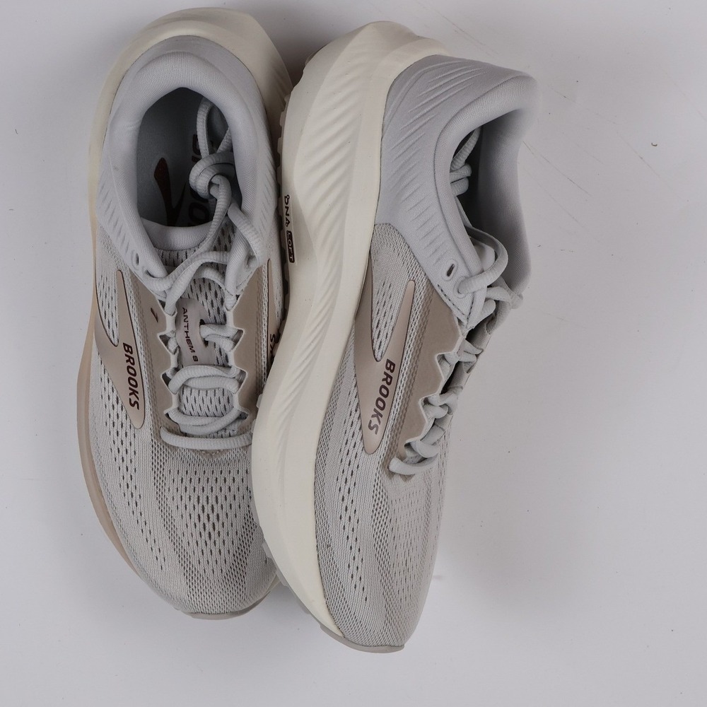 Brooks Running Shoes Anthem 6 Grey Rose Gold Size 7.5 NEW Retail $85